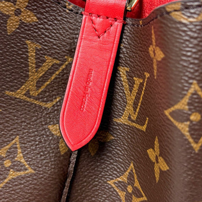 Louis Vuitton Neo Noe Drawstring Shoulder Crossbody Bag Monogram Coquelicot — view 5