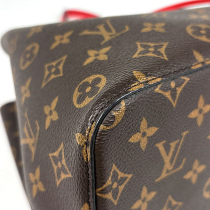 Louis Vuitton Neo Noe Drawstring Shoulder Crossbody Bag Monogram Coquelicot — view 3