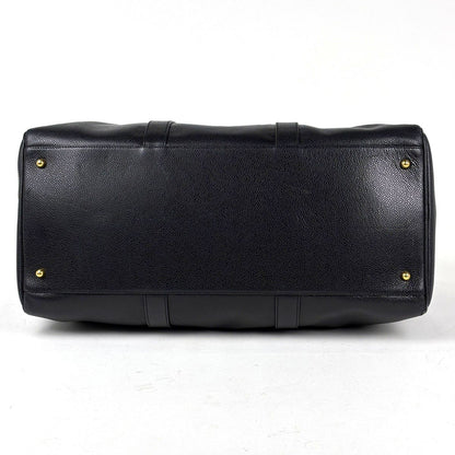Chanel CC Logo Boston Bag 2-Way Caviar Leather Black — view 2
