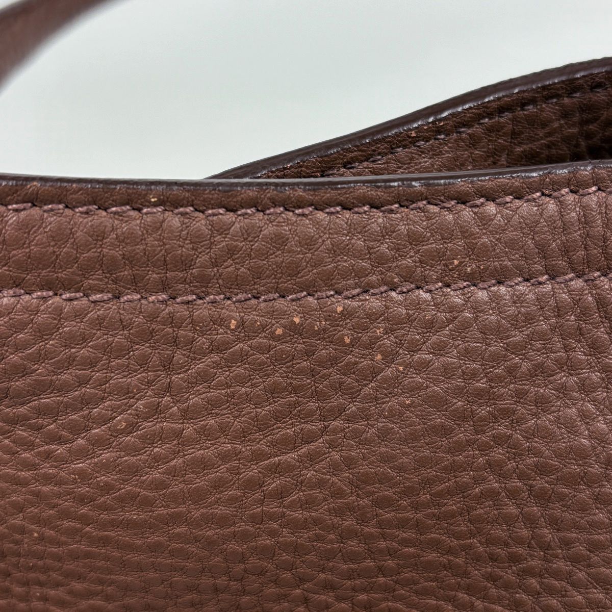 Prada Logo Tote 2-Way Leather Brown — view 4