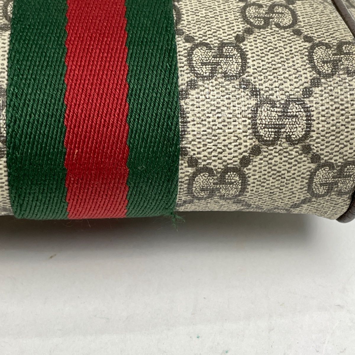 Gucci Ophidia GG Shoulder Bag Sherry Line Web Brown — view 4