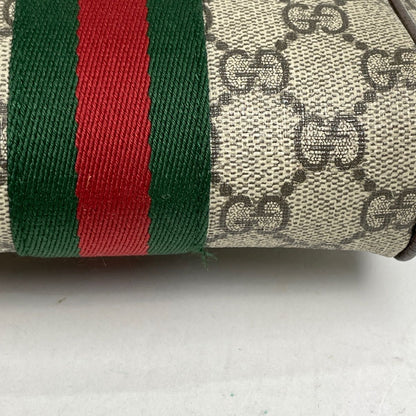 Gucci Ophidia GG Shoulder Bag Sherry Line Web Brown — view 4