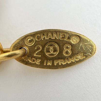 Chanel CC Logo Bracelet Gold Plated — view 6