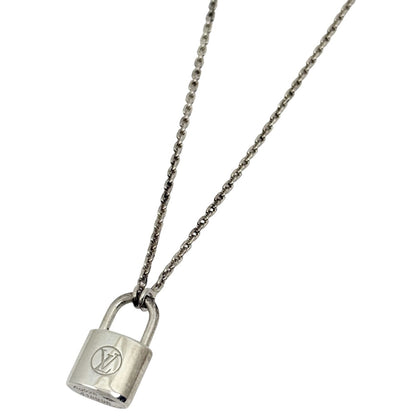 Louis Vuitton Pendentif Silver Lockit 925 Sterling Necklace