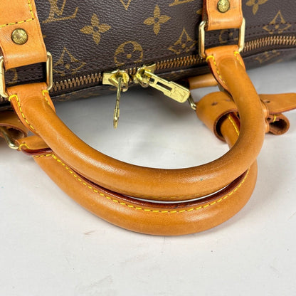 Louis Vuitton Keepall Bandouliere 50 2-Way Boston Bag Monogram Brown — view 7