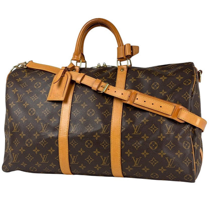 Louis Vuitton Keepall Bandouliere 50 2-Way Boston Bag Monogram Brown