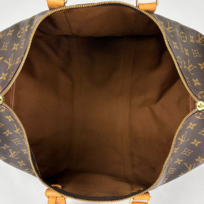 Louis Vuitton Keepall Bandouliere 50 2-Way Boston Bag Monogram Brown — view 9