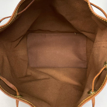 Louis Vuitton Noe Shoulder Drawstring Bag Monogram Brown — view 9