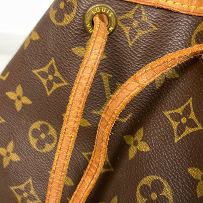 Louis Vuitton Noe Shoulder Drawstring Bag Monogram Brown — view 4