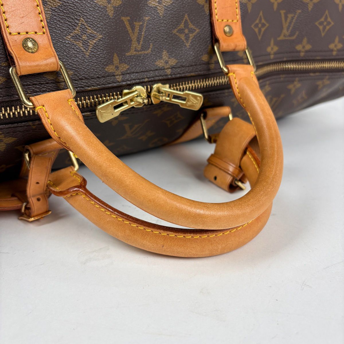 Louis Vuitton Keepall 60 Boston Bag Monogram Brown — view 8