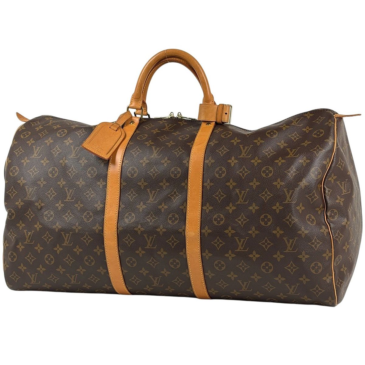 Louis Vuitton Keepall 60 Boston Bag Monogram Brown