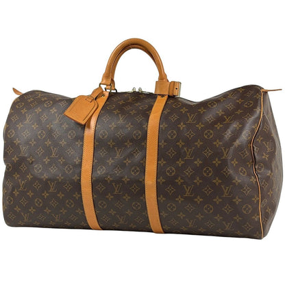 Louis Vuitton Keepall 60 Boston Bag Monogram Brown