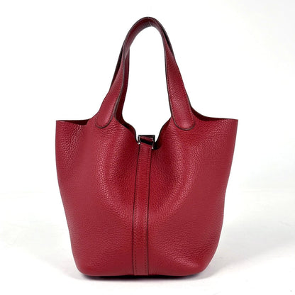 Hermes Picotin PM Handbag Taurillon Clemence le Jugarance — view 3