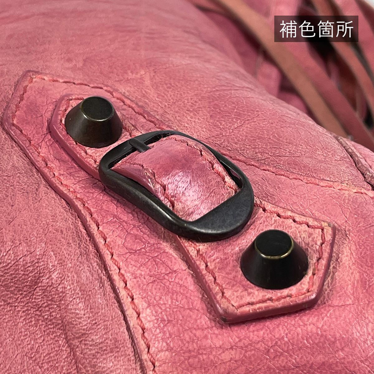 Balenciaga the City 2-Way Handbag Leather Pink — view 6