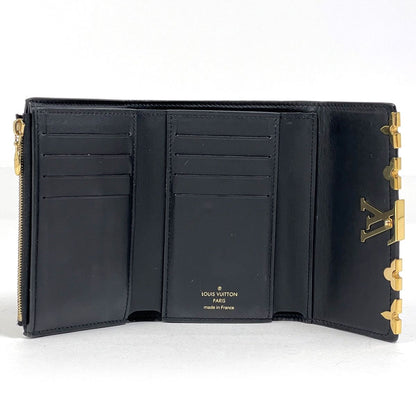 Louis Vuitton Portefeuille Capucines Compact Trifold Wallet Taurillon Black — view 8