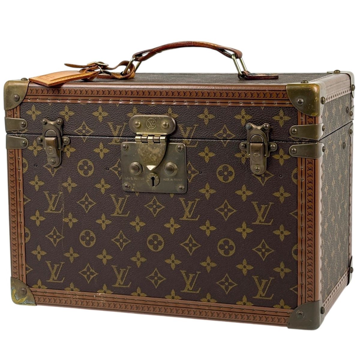 Louis Vuitton Boite Pharmacy Makeup Case Box Trunk Monogram Brown