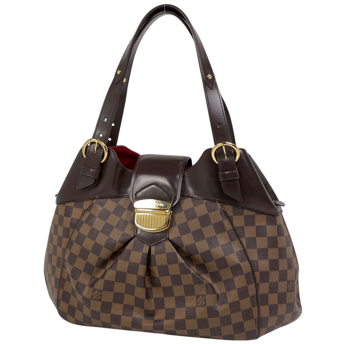 Louis Vuitton Sistine GM Tote Damier Brown