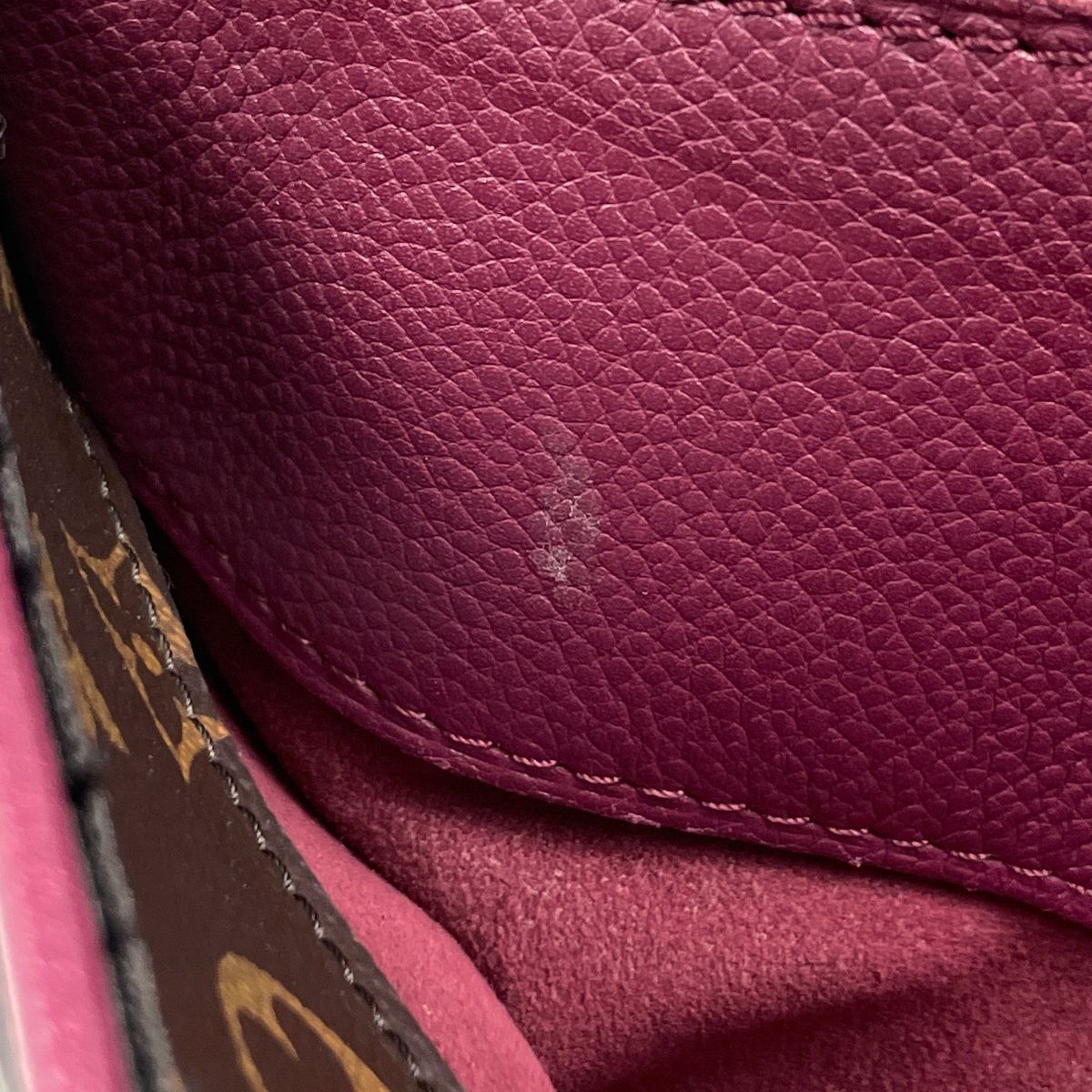 Louis Vuitton Pallas Shoulder Bag 2-Way Monogram Brown Aurore — view 6