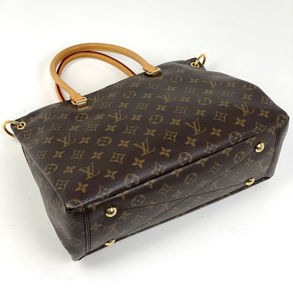 Louis Vuitton Pallas Shoulder Bag 2-Way Monogram Brown Aurore — view 2