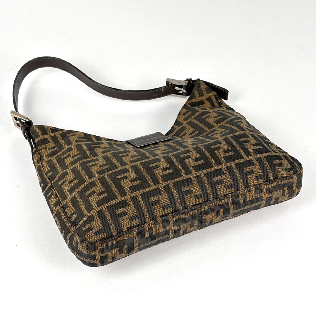 Fendi Zucca Pattern Shoulder Bag Canvas Brown — view 2