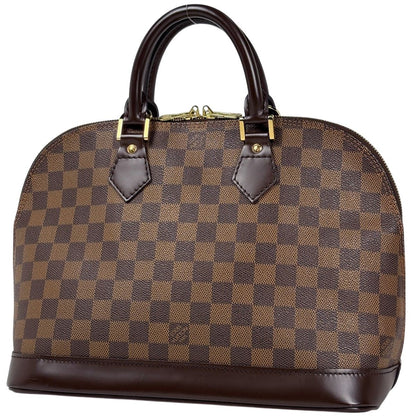 Louis Vuitton Alma Handbag Damier Brown