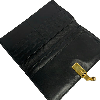 Bottega Veneta Wallet Intrecciato Black Leather — view 3