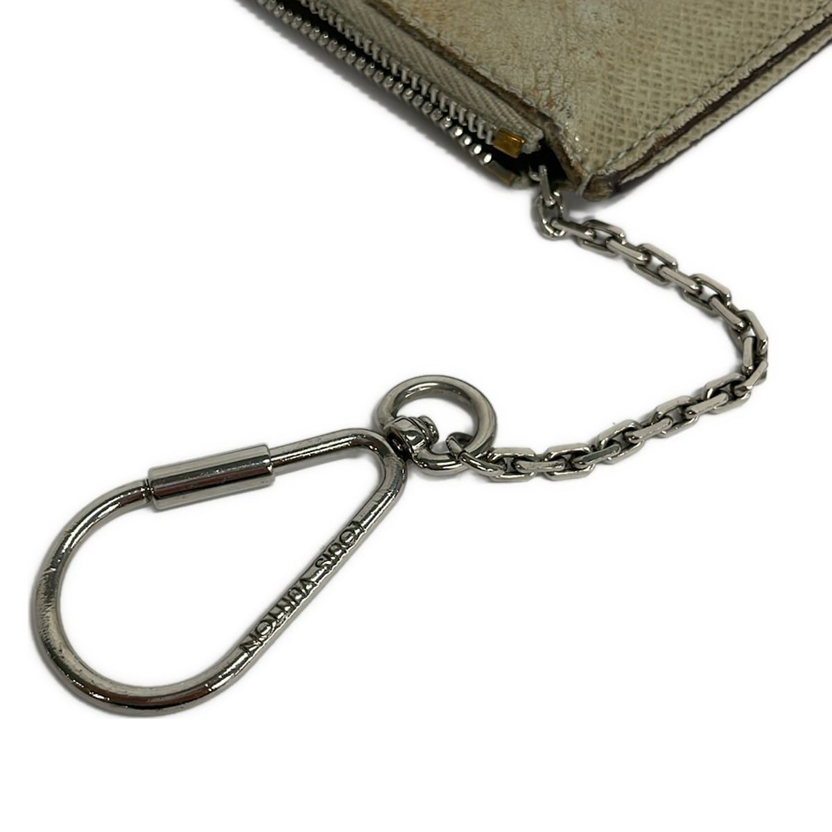 Louis Vuitton Coin Case Taiga Pochette Cles Pore Leather — view 6