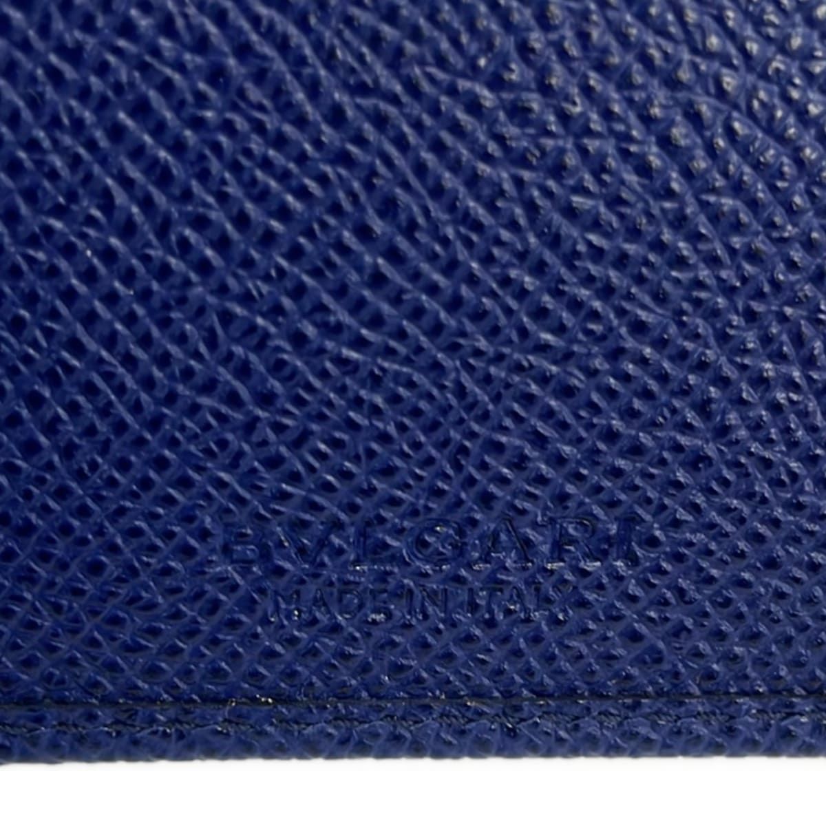 Bvlgari Wallet Blue Leather — view 6
