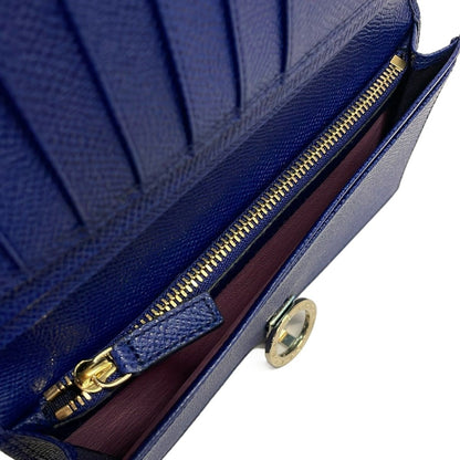 Bvlgari Wallet Blue Leather — view 4