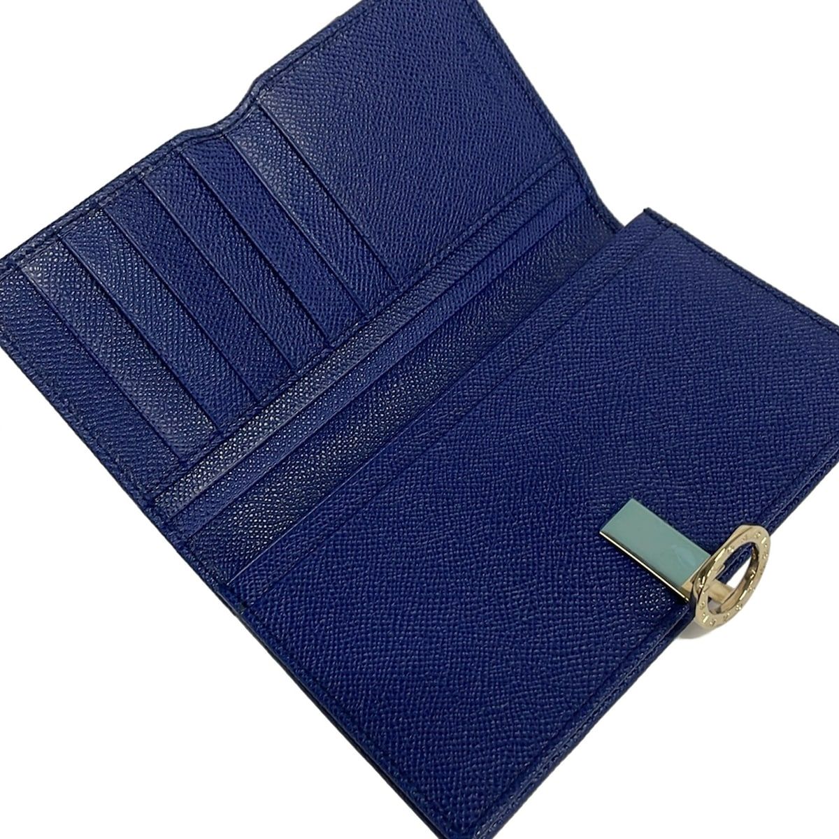 Bvlgari Wallet Blue Leather — view 3