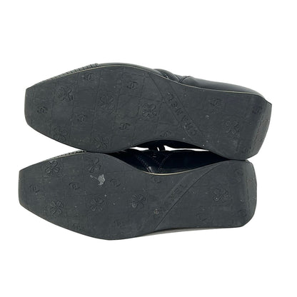Chanel Sneakers 6 B Black CC Logo — view 4