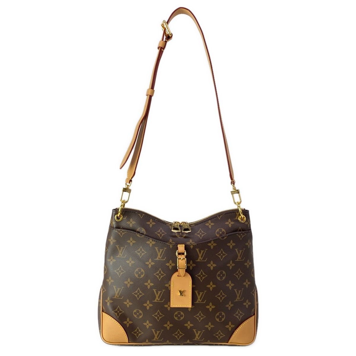 Louis Vuitton Shoulder Bag Monogram Odeon NM Naturel