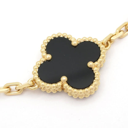 Van Cleef & Arpels Bracelet Vintage Alhambra 18k Yellow Gold Onyx Motif — view 3