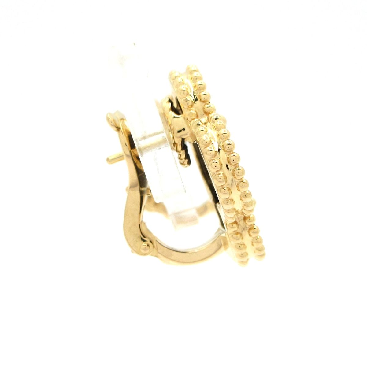 Van Cleef & Arpels Earrings Magic Alhambra 18k Yellow Gold Onyx Clip Type — view 2
