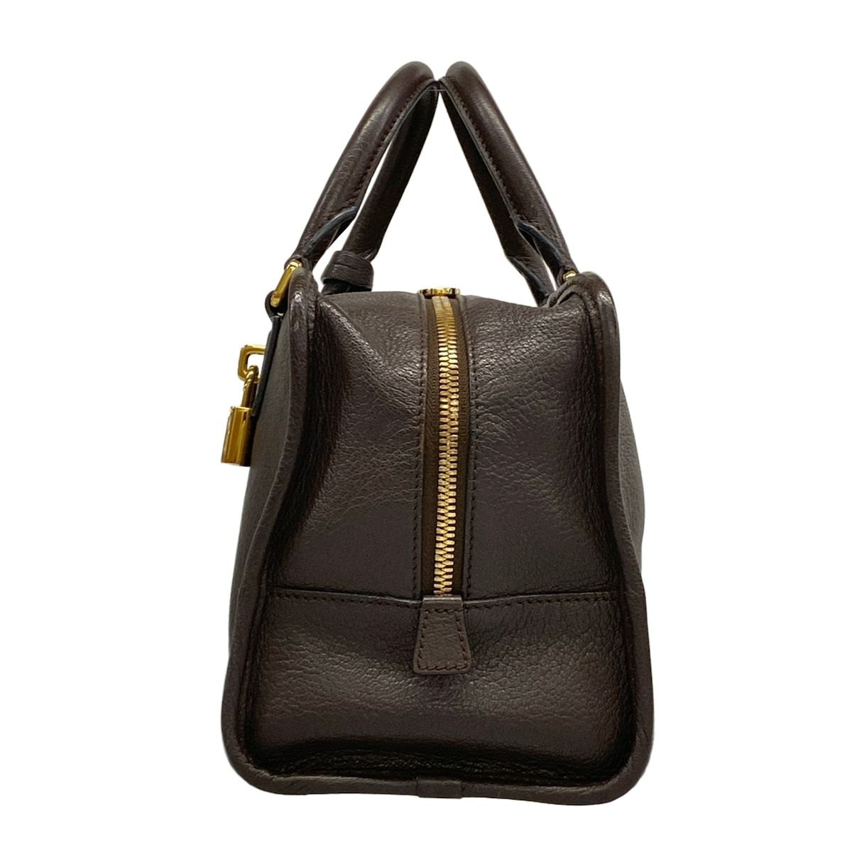 Loewe Handbag Amazona 28 Dark Brown Leather — view 4