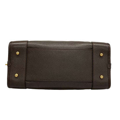 Loewe Handbag Amazona 28 Dark Brown Leather — view 5