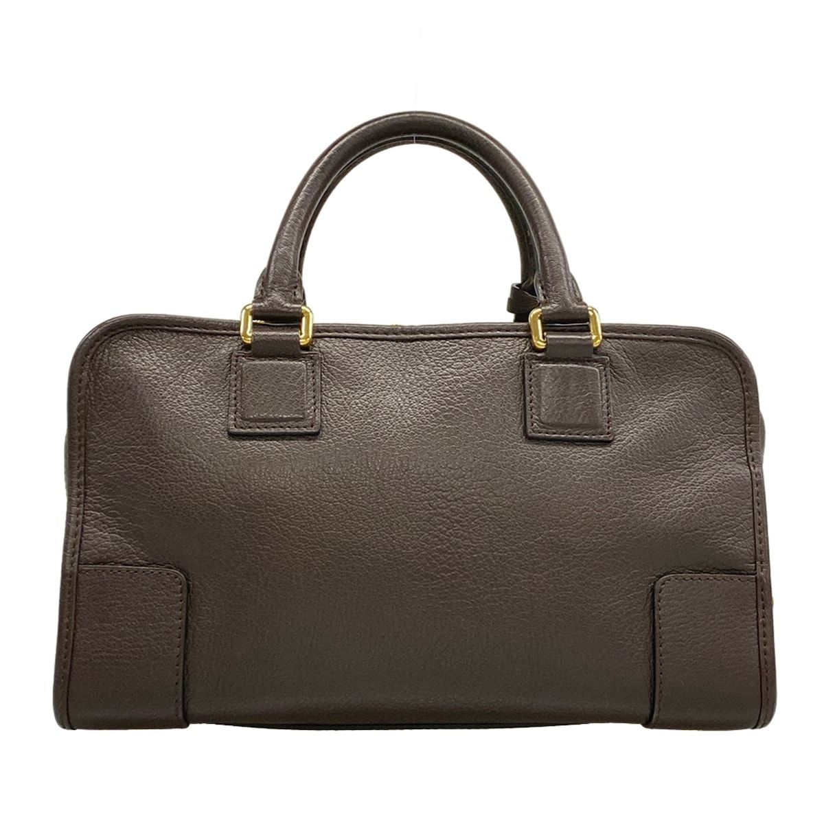 Loewe Handbag Amazona 28 Dark Brown Leather — view 3