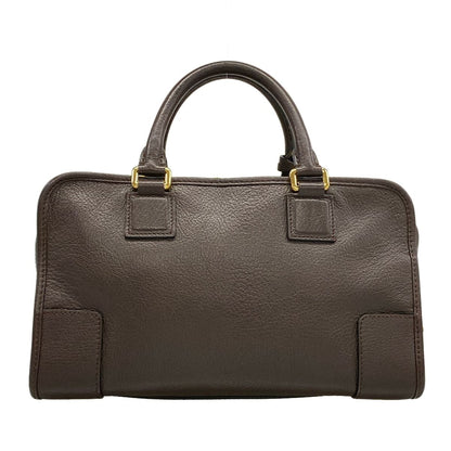 Loewe Handbag Amazona 28 Dark Brown Leather — view 3