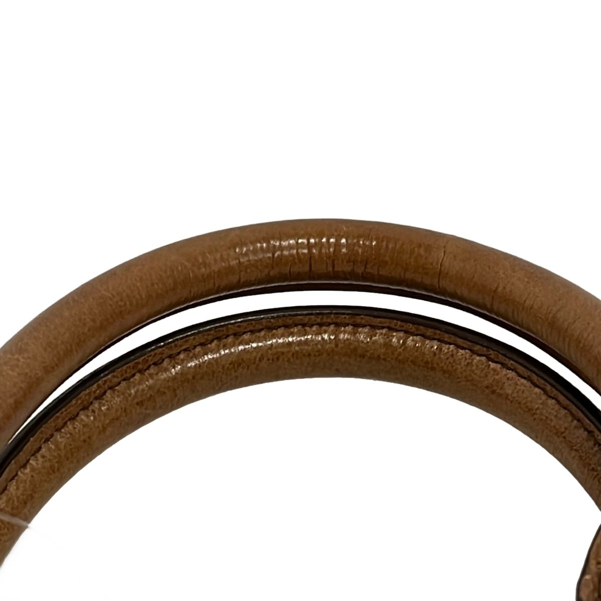Miu Miu Handbag Gather Bag Brown Leather — view 9