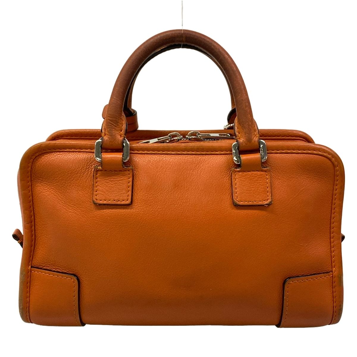 Loewe Handbag Amazona 23 Orange Leather — view 3