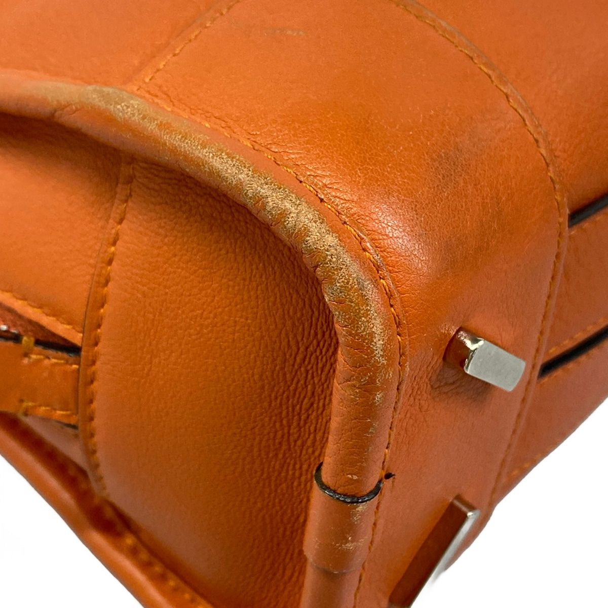 Loewe Handbag Amazona 23 Orange Leather — view 6