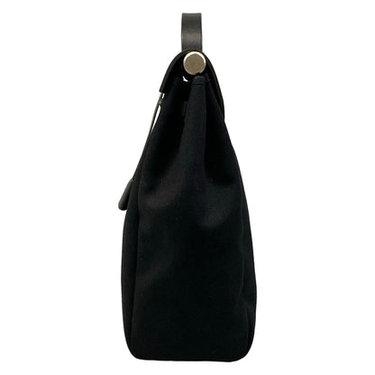 Hermes Handbag Herbag Black Silver — view 4