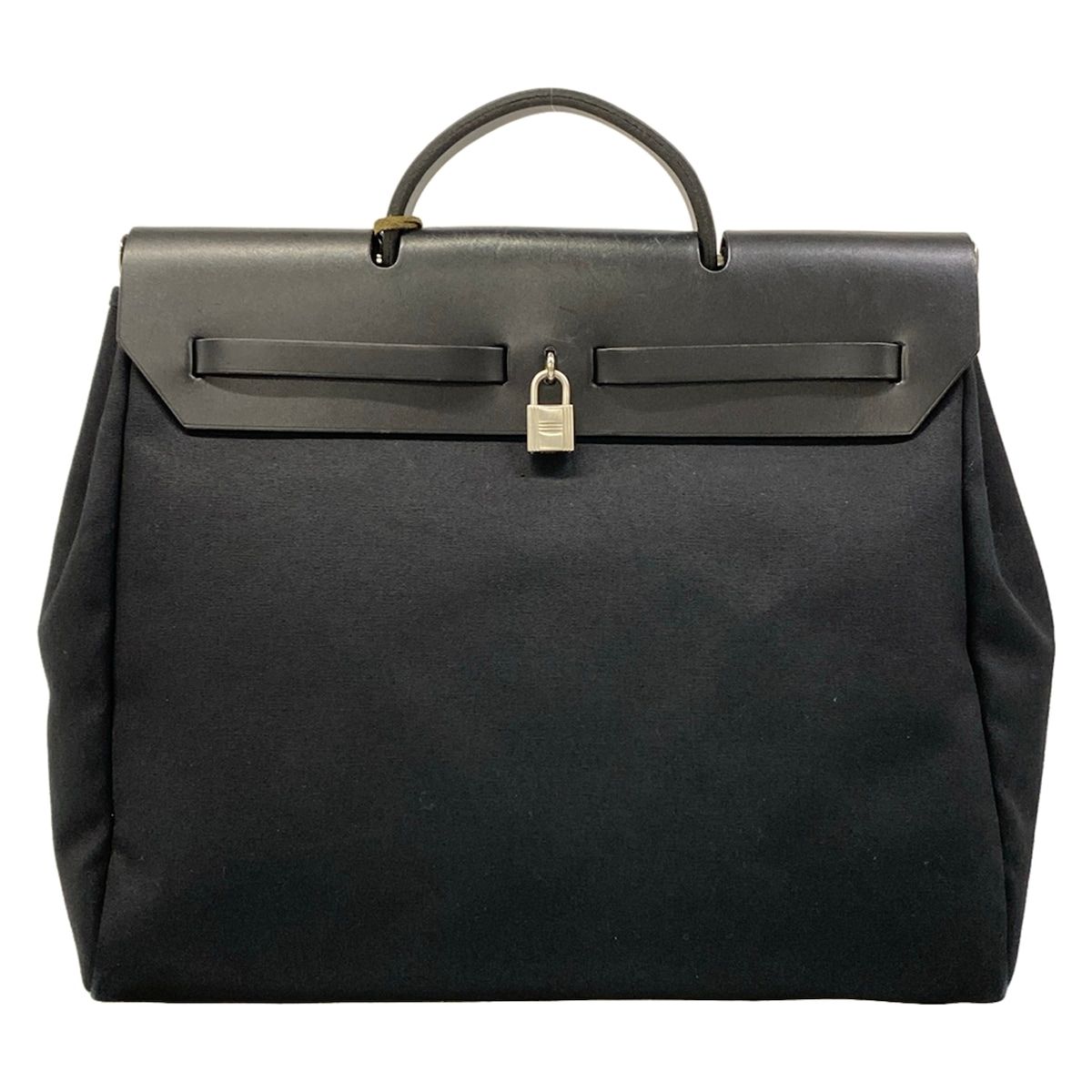Hermes Handbag Herbag Black Silver — view 3