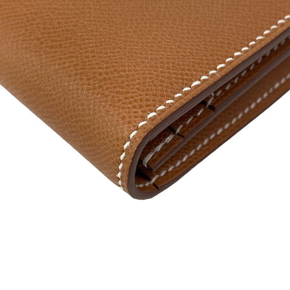 Hermes Wallet Bearn Souffle Gold — view 7