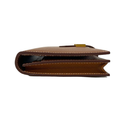 Hermes Wallet Bearn Souffle Gold — view 9