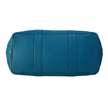 Hermes Tote Garden Party PM Blue Green Silver — view 5