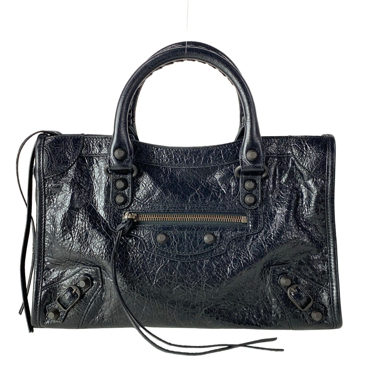 Balenciaga Handbag le City Small Black Vintage Wash Leather