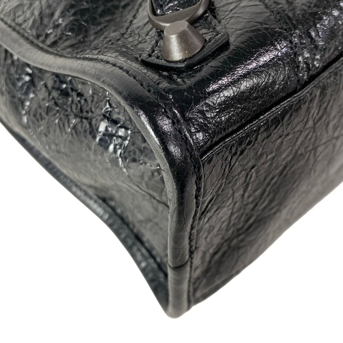 Balenciaga Handbag le City Small Black Vintage Wash Leather — view 6