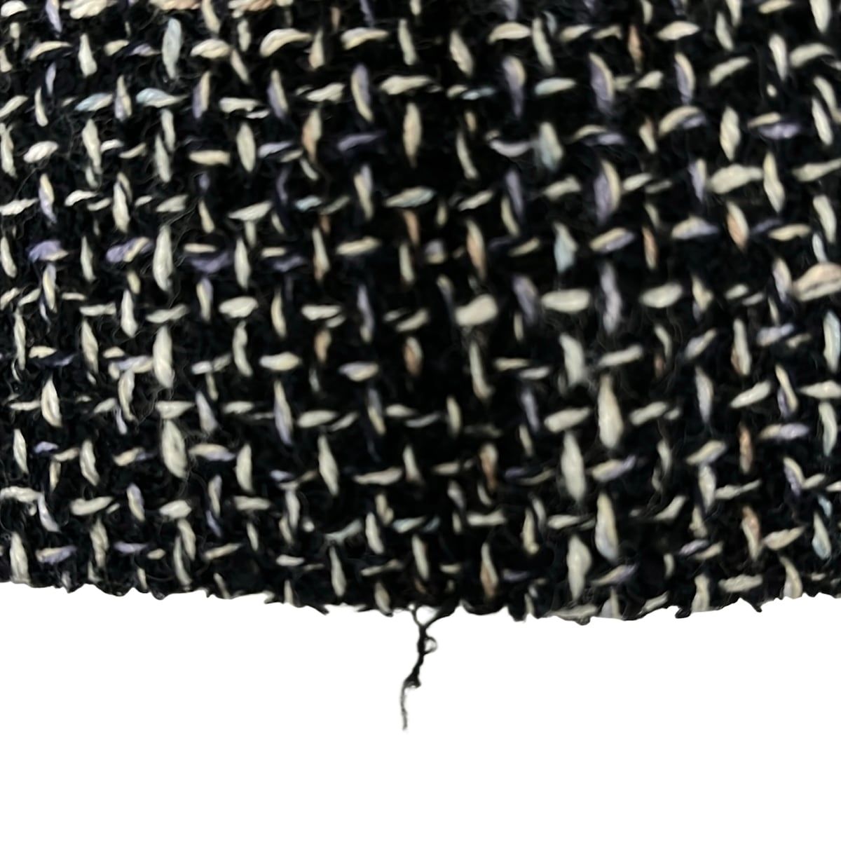 Chanel Skirt 40 M Black White Purple Tweed — view 5