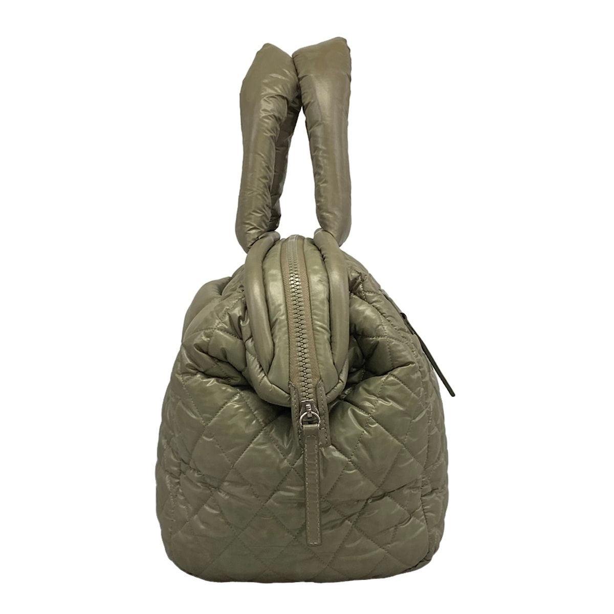 Chanel Handbag Coco Dark Green Leather — view 2